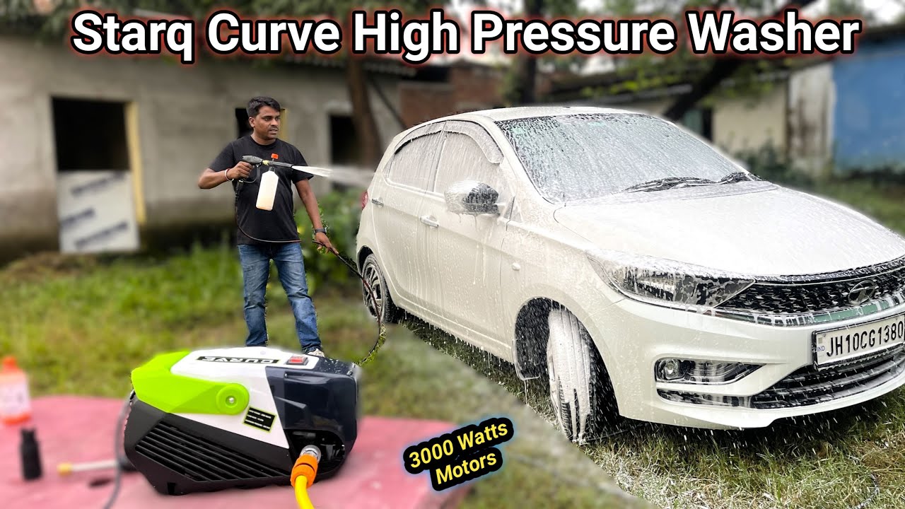 Starq Curve High Pressure Washer, Car Washer, 3000 Watts Motors, 350 Bars