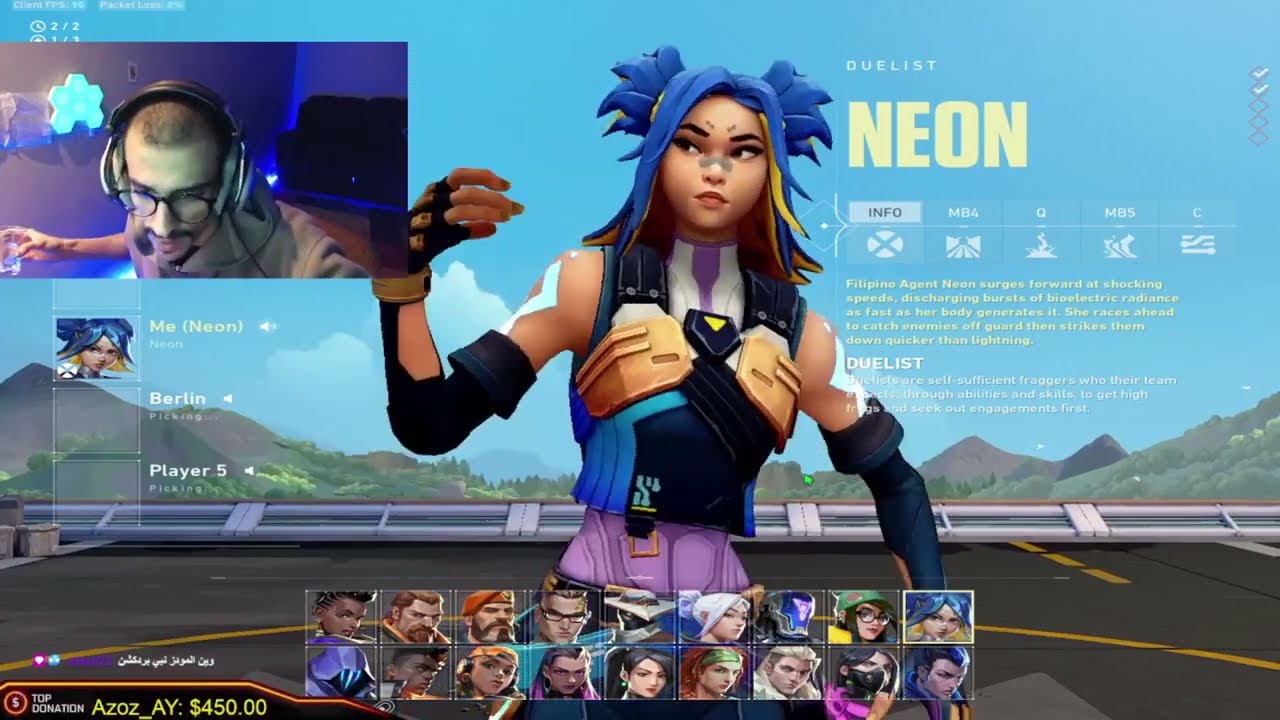 Valorant  | تجربة نيون وهل هي قوية  ؟