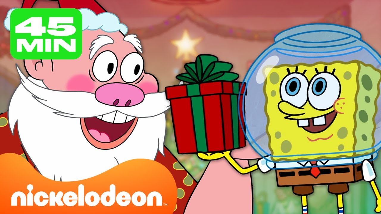 سبونج بوب | لحظات شتوية في بيكيني بوتوم | تجميع لمدة 45 دقيقة | Nickelodeon Arabia