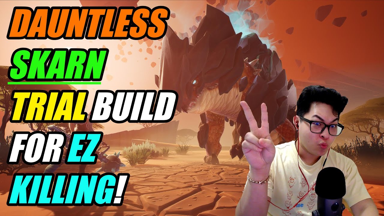 Dauntless Rockfall Skarn Trial Build - Easy 3 Minute Kill - Patch 1.12.2.