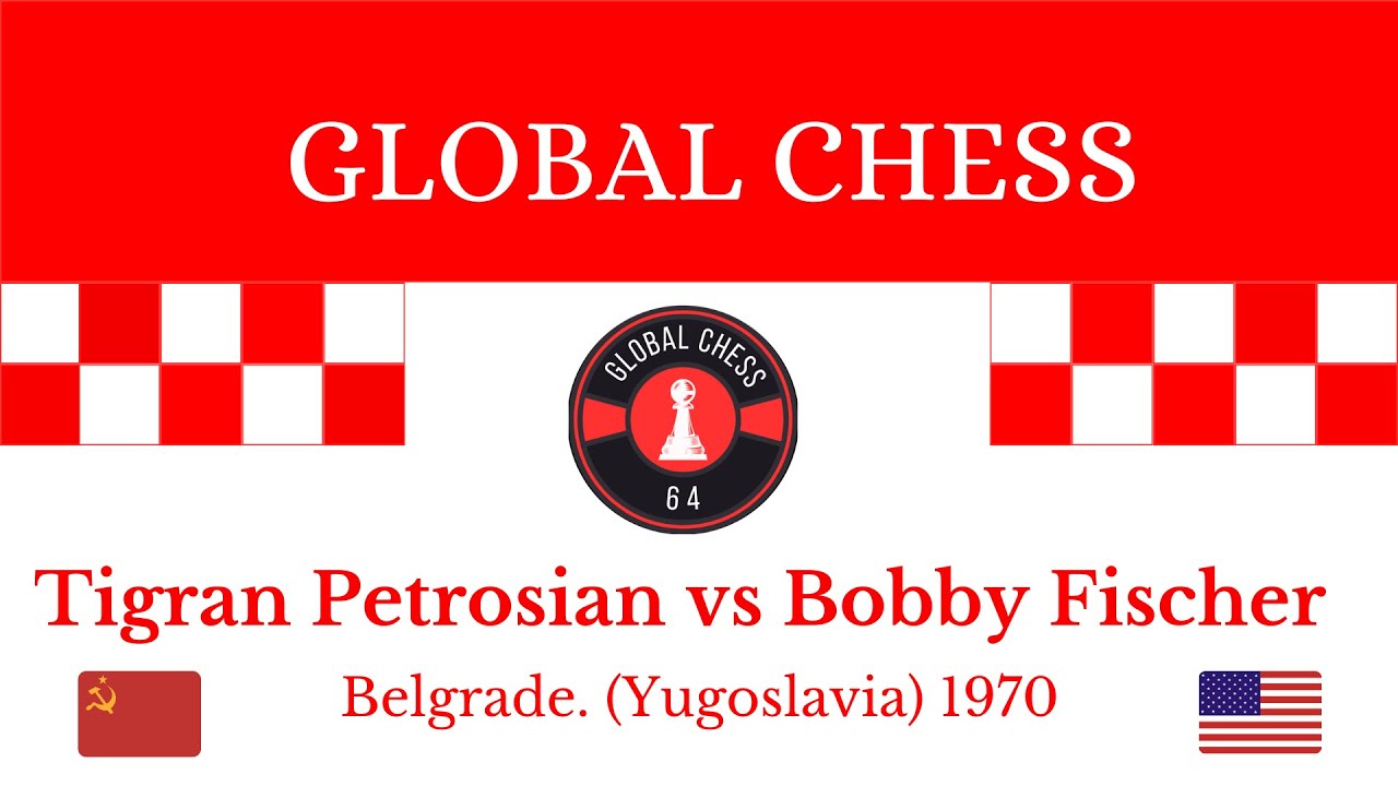 Tigran Petrosian vs Bobby Fischer. Belgrade. (Yugoslavia) 1970