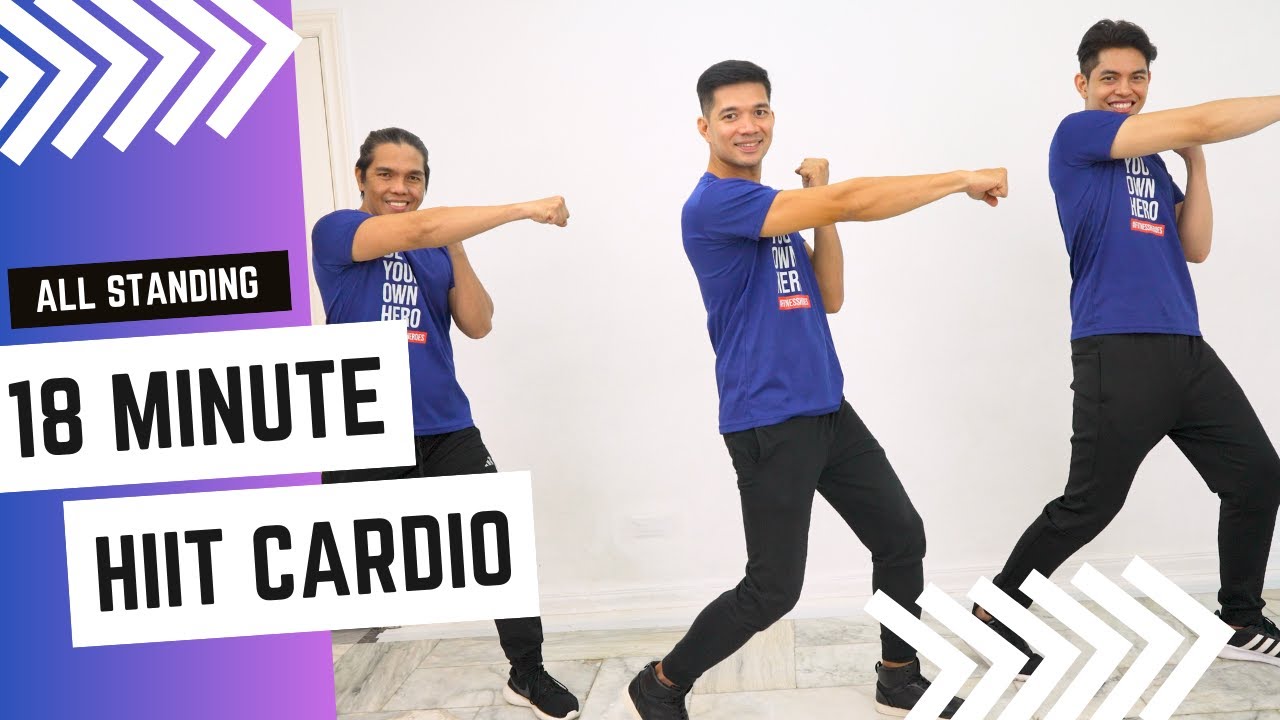 18 MIN HIIT CARDIO Workout | FAT BURNING | No Equipment | FH#091