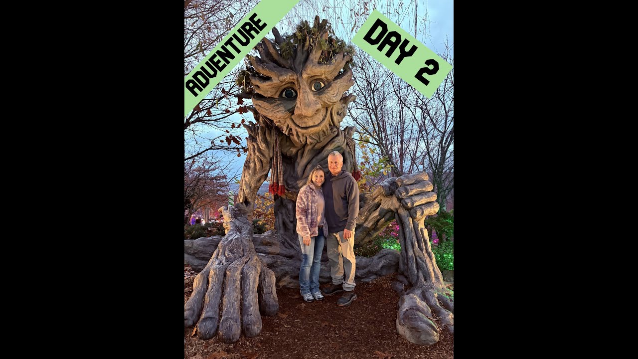 RV Adventure Pigeon Forge Anakeesta's Enchanted Christmas walk.