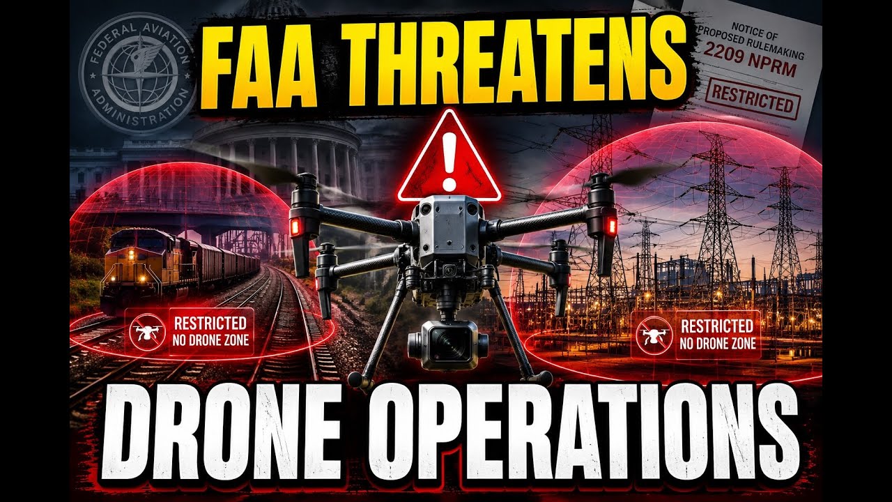 FAA угрожает критически важным операциям с дронами ✅