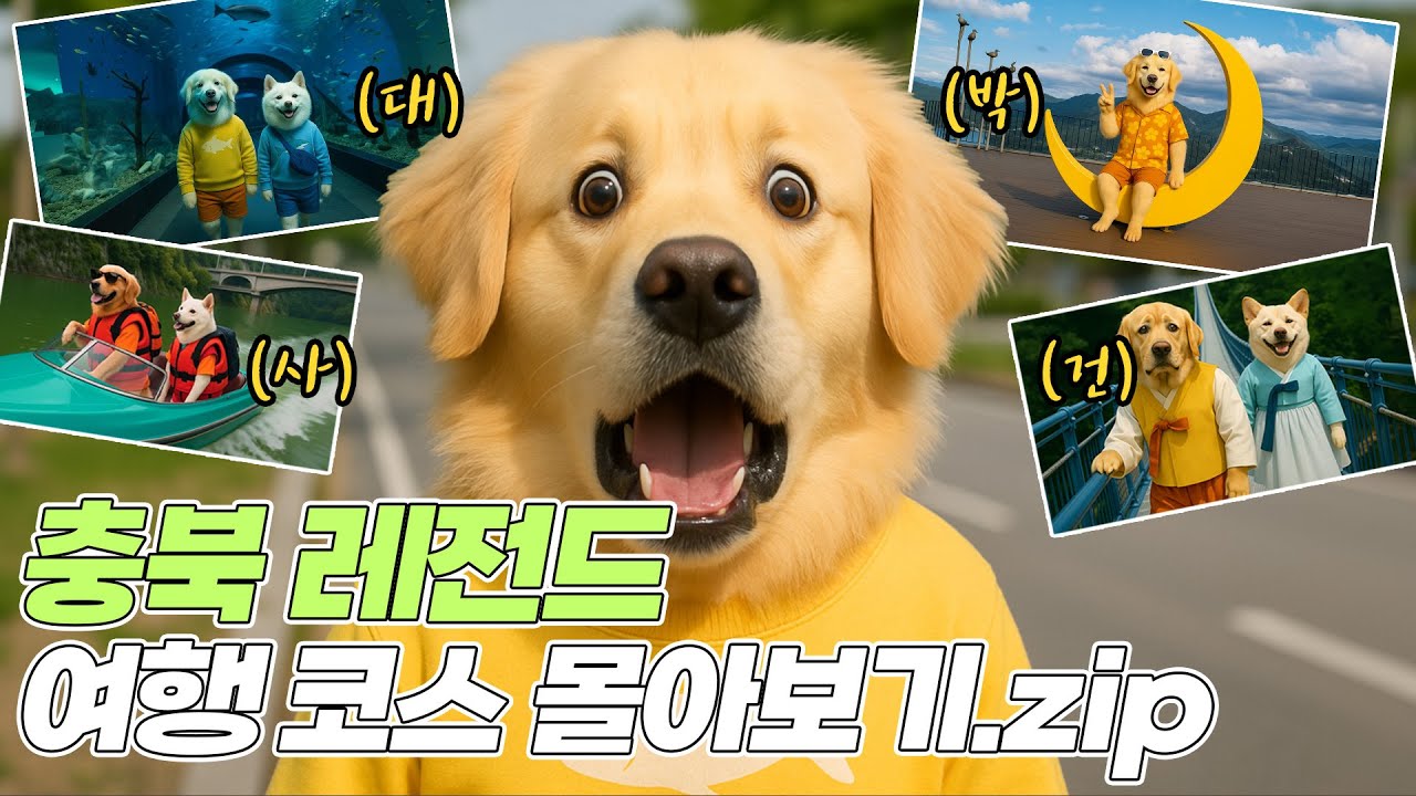 강아지들과 떠난 충북 5대 핫플 완전 정복!