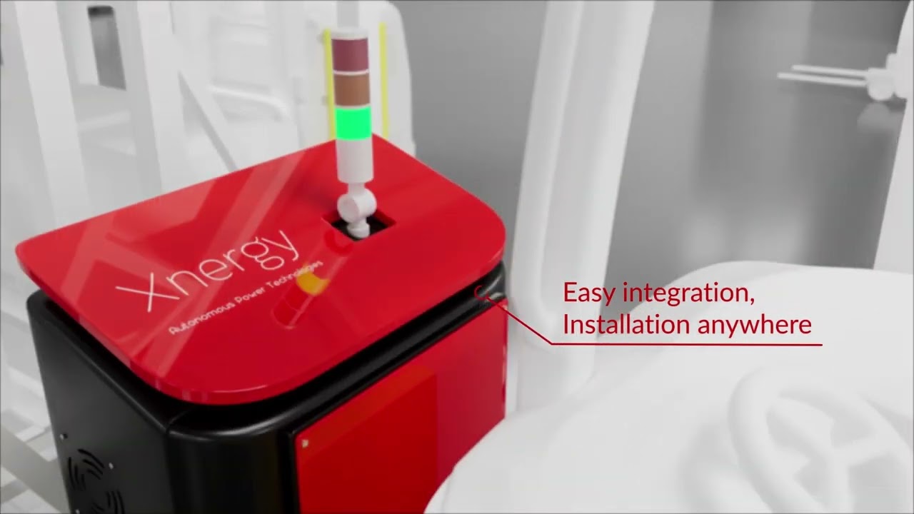 Xnergy BE Contactless charging for mobile robots & AGV trucks
