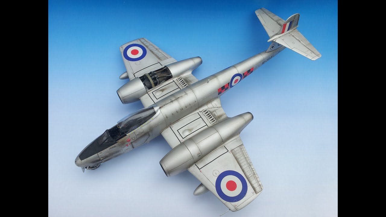 Airfix 1/48 Scale Gloster Meteor F.8 - Paint