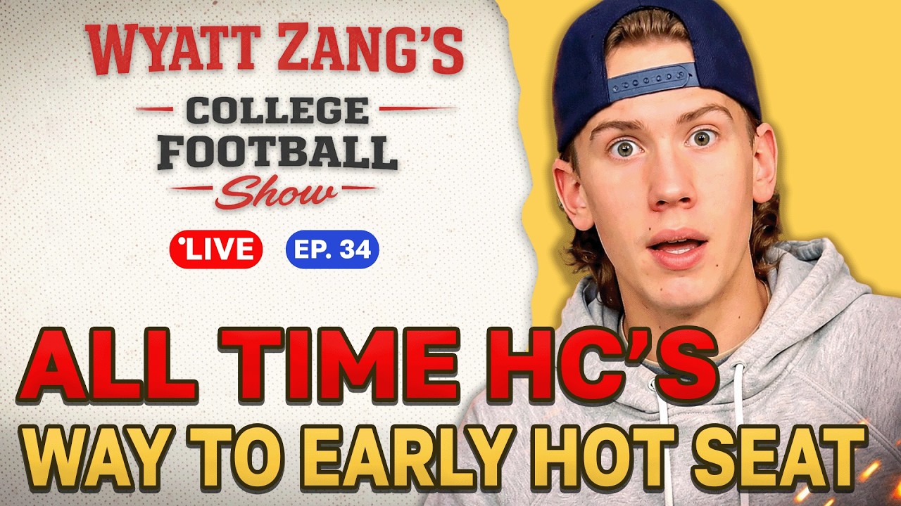 ALL TIME HC Top 10 Rankings | Way To Early Head Coach Hot Seat | CFB Media Rights Issues And More!