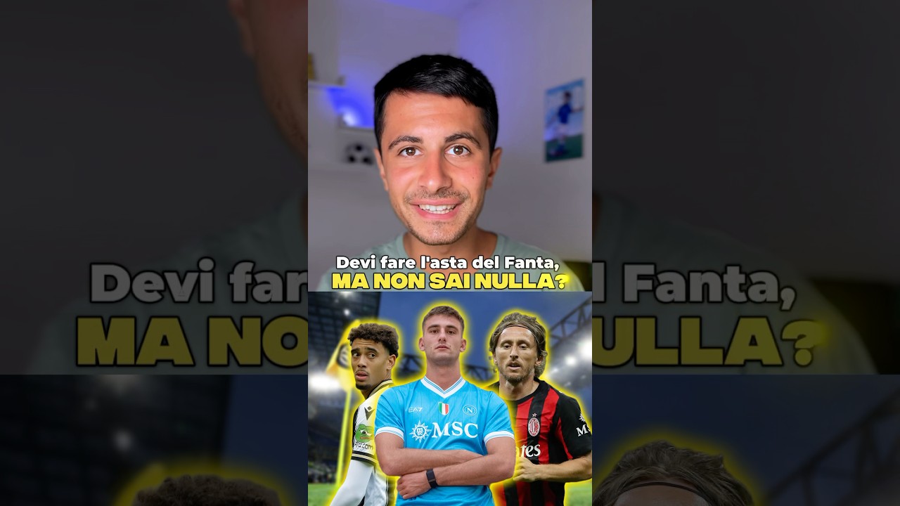 Tutto ci&ograve; che devi sapere per l&rsquo;asta in un minuto ⌚️ #Fantacalcio #ConsigliFantacalcio