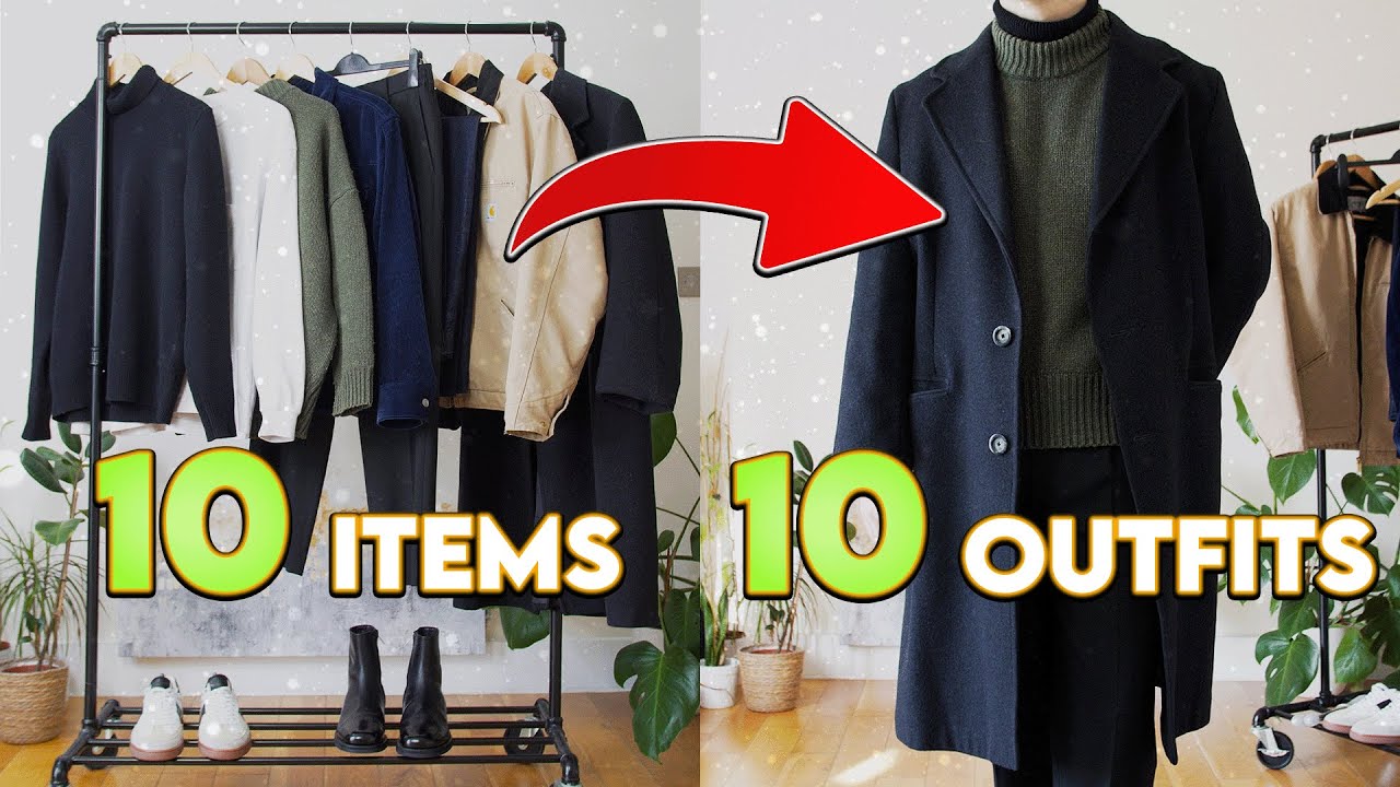 10 Winter Items, 10 Winter Outfits! Capsule Wardrobe Challenge!
