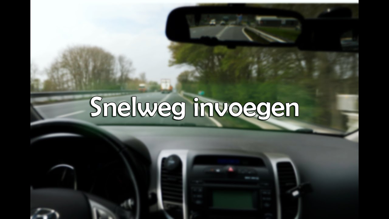Invoegen op de snelweg