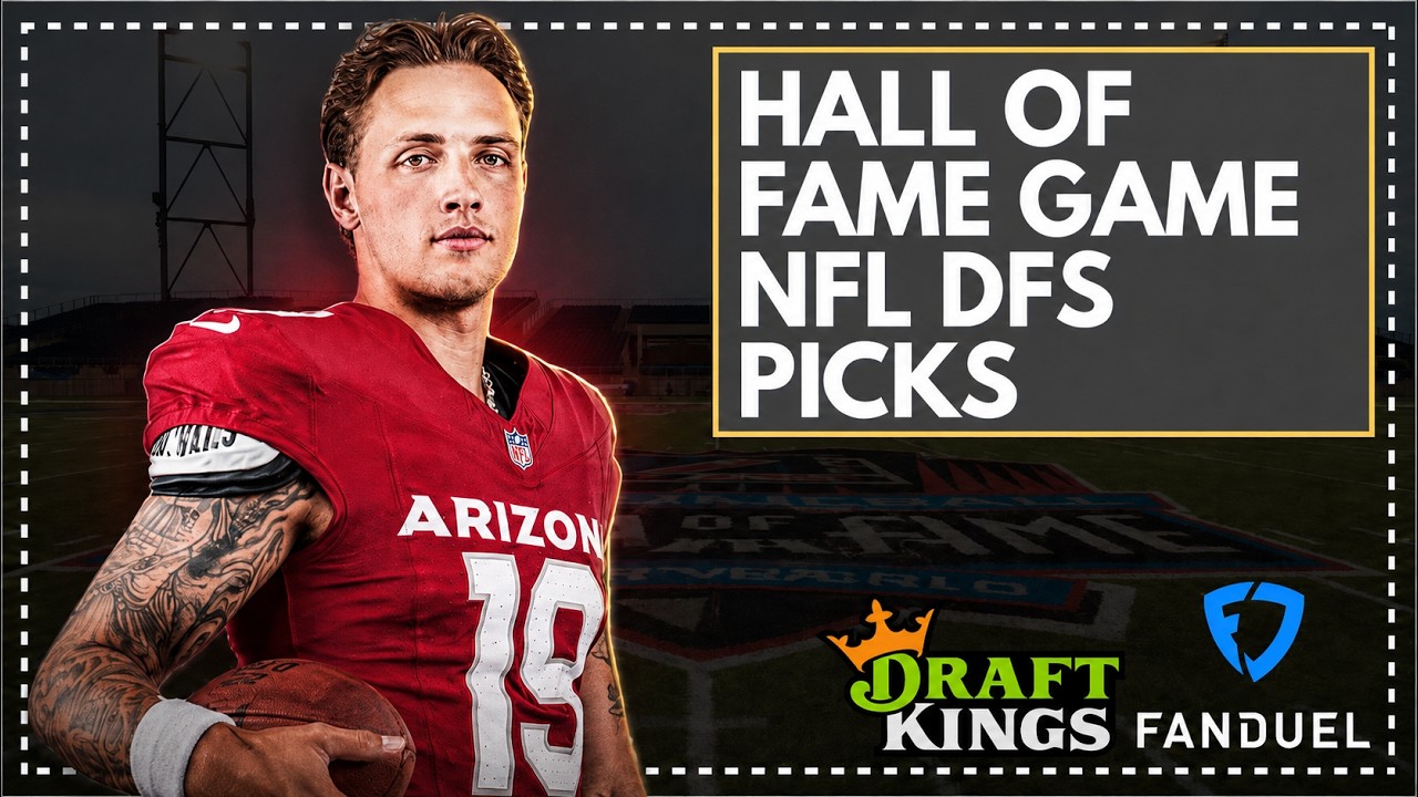 DFS-прогнозы на предсезонку NFL: Зал славы, Cardinals против Panthers (составы для DraftKings и F...