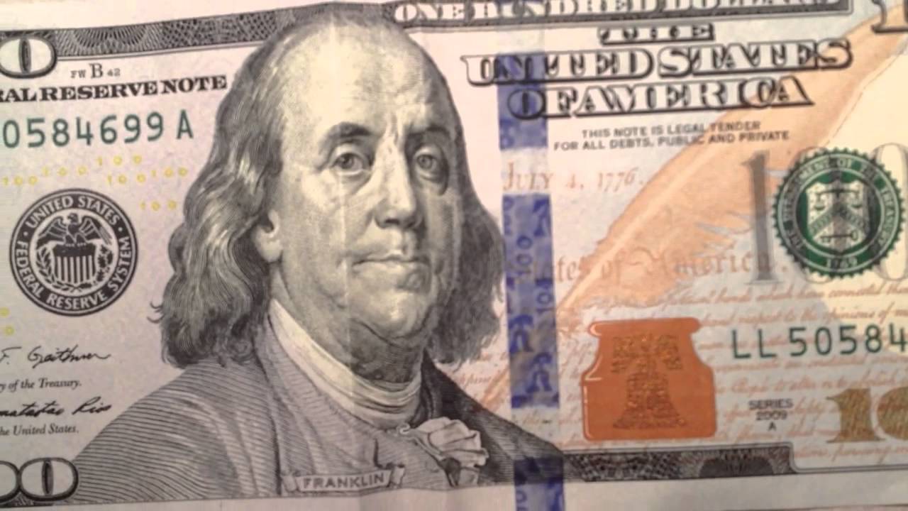 GREAT ILLUSION: Sad Ben Franklin and Happy Ben Franklin