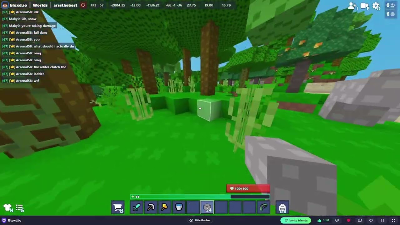 (part 3 of) Bloxd io Speedrunner vs Hunter FINALE REMATCH