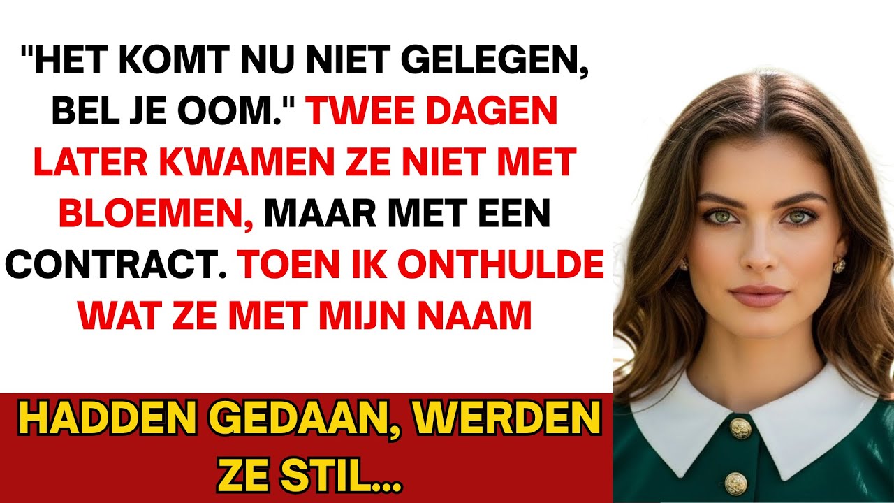 Met Kerst zeiden m'n ouders: teken voor het familie-imago! Ik zei nee en vond lening van €50.000...