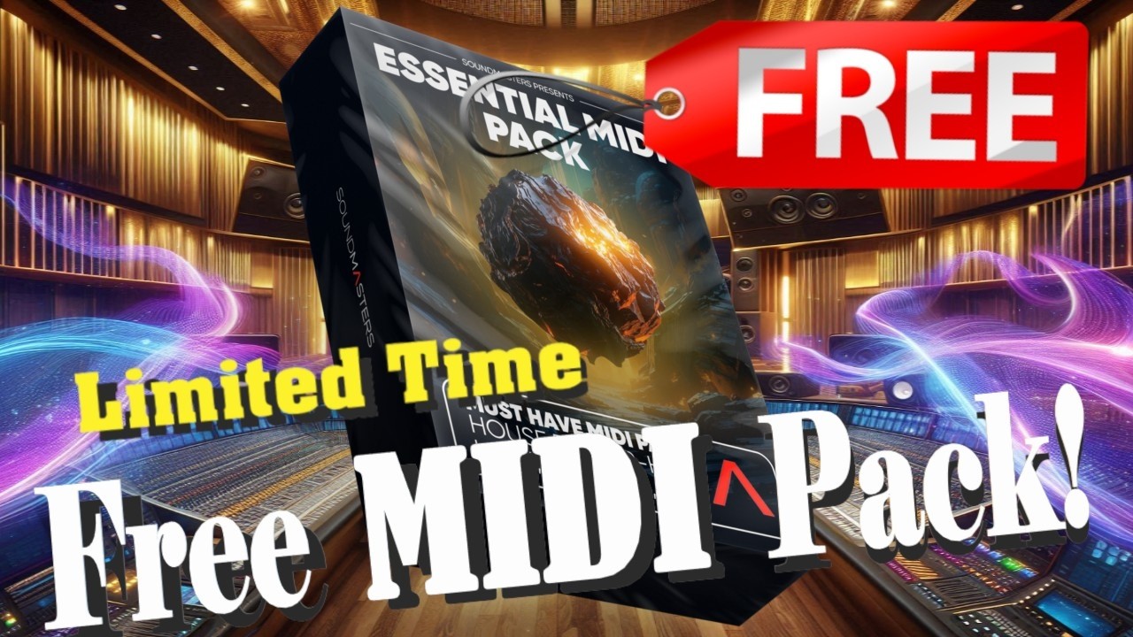 【Limited Time Free!】Awesome! ￡30&rarr;￡0! GREAT 1,128 MIDI Loops! ESSENTIAL MIDI Pack, Soundmasters