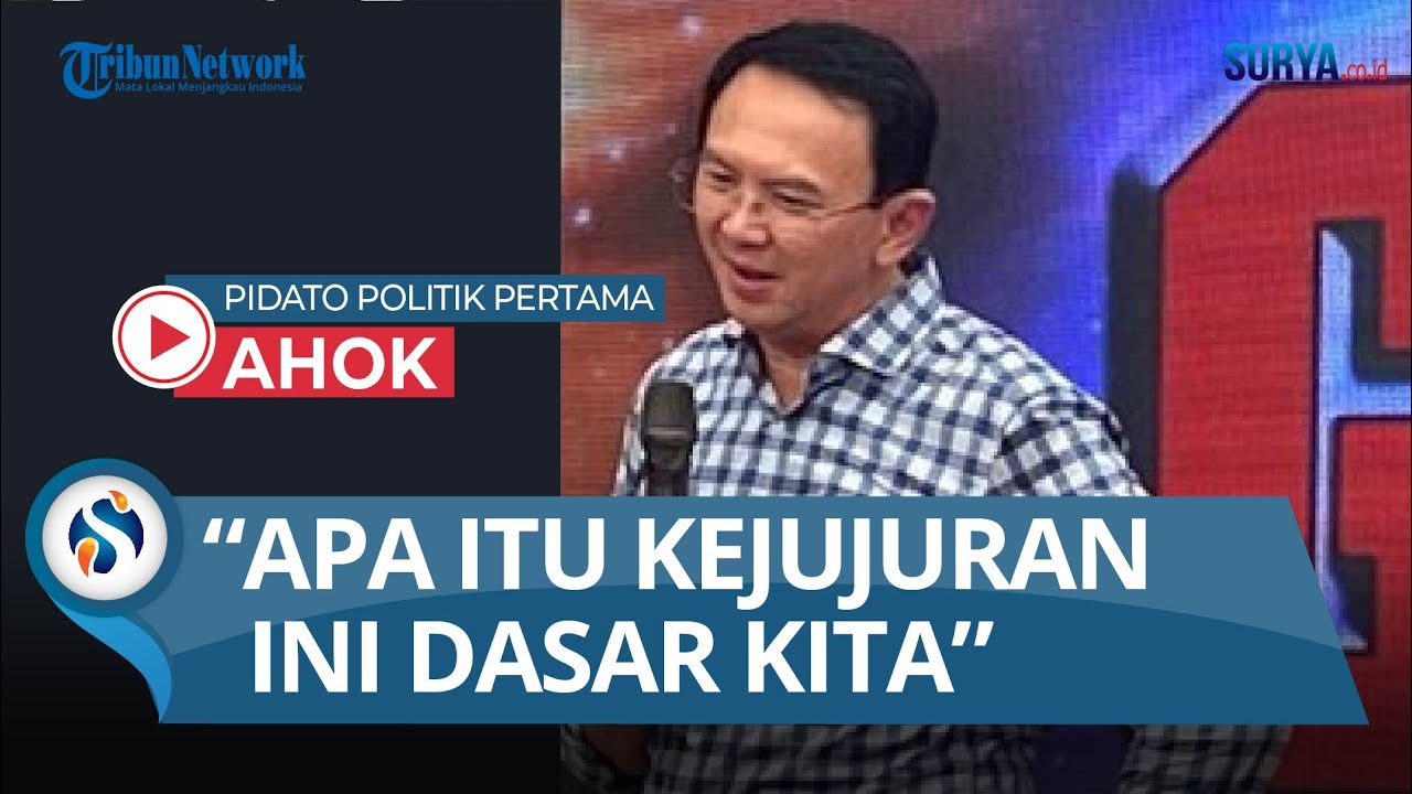 [ FULL ] PIDATO POLITIK PERTAMA AHOK Usai Mundur dari Pertamina, Deklarasi Dukung Ganjar-Mahfud