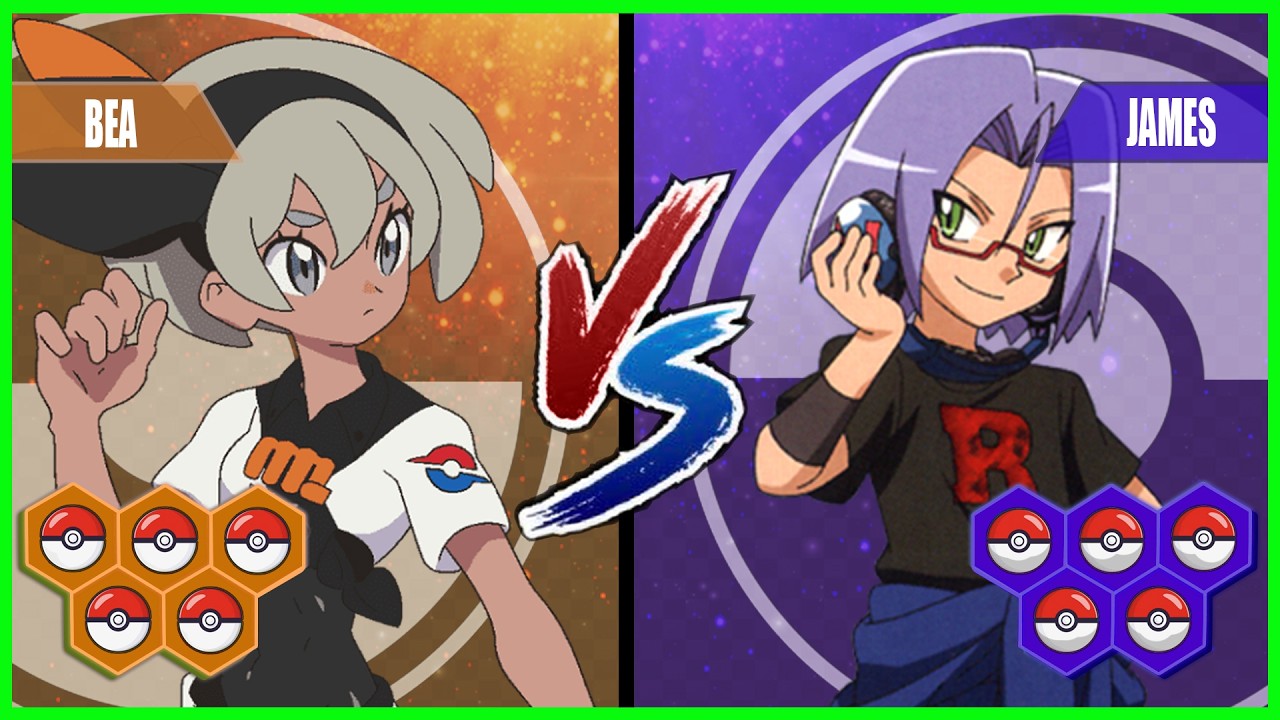 Pok&eacute;mon Battle Pedia: Bea Vs James (Team Rocket)