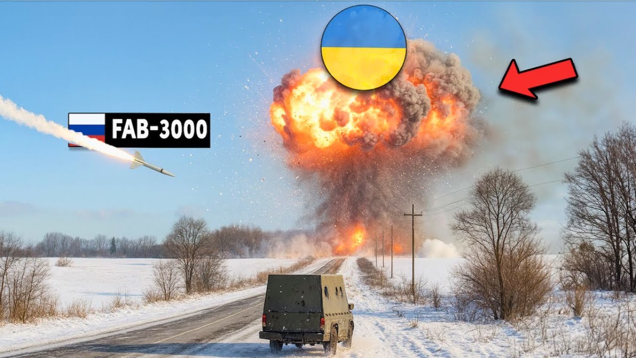 Horror Aéreo! RUSIA DESATA la FAB-3000 contra UCRANIA