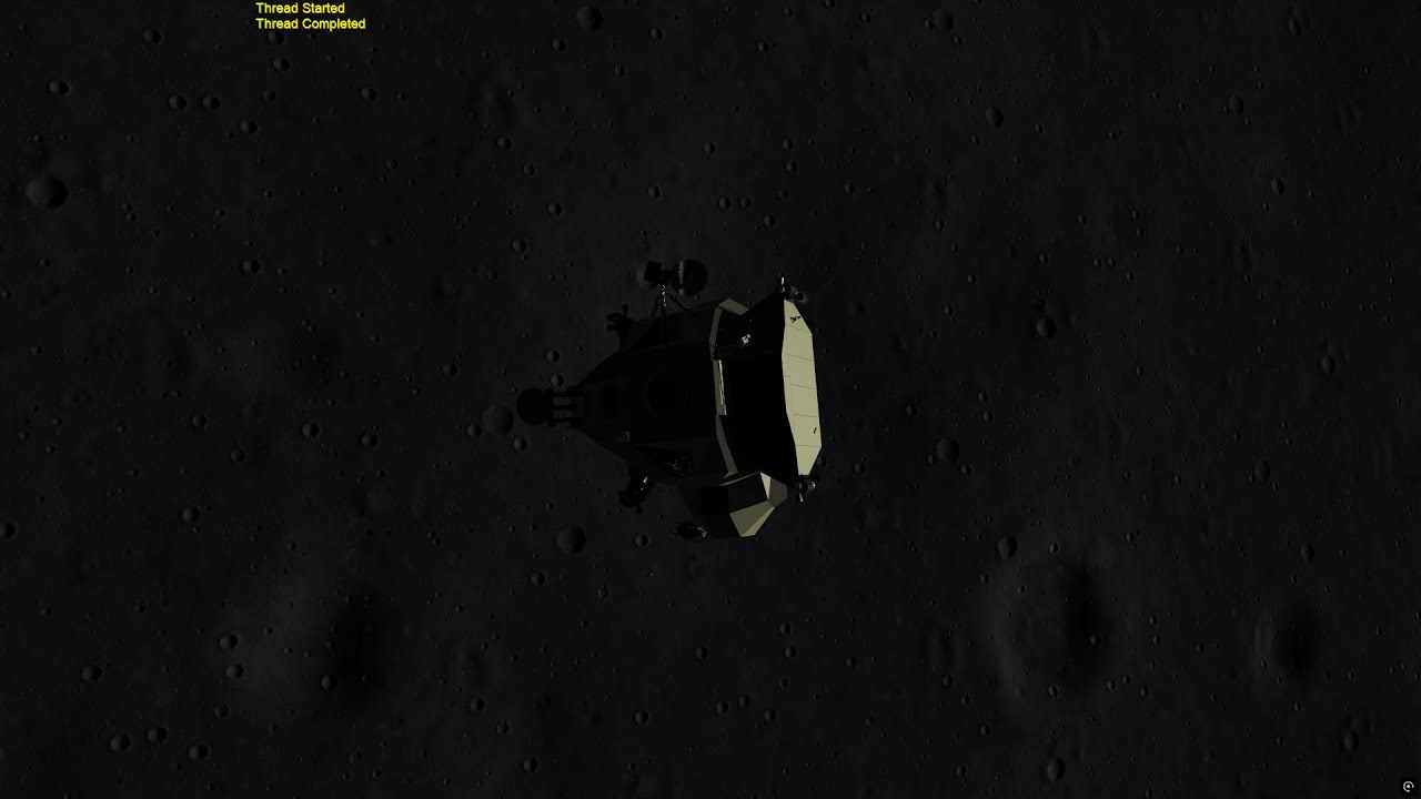 LM ascent Apollo 11 NASSP 8.0 Open orbiter
