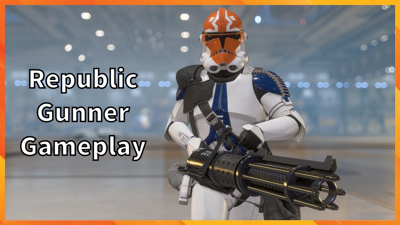 Republic Gunner Gameplay Star Wars Battlefront 2