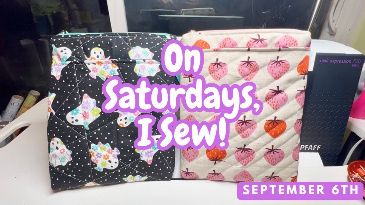 On Saturdays, I Sew! September 6th- Creating Book Sleeves for a Craft Fair