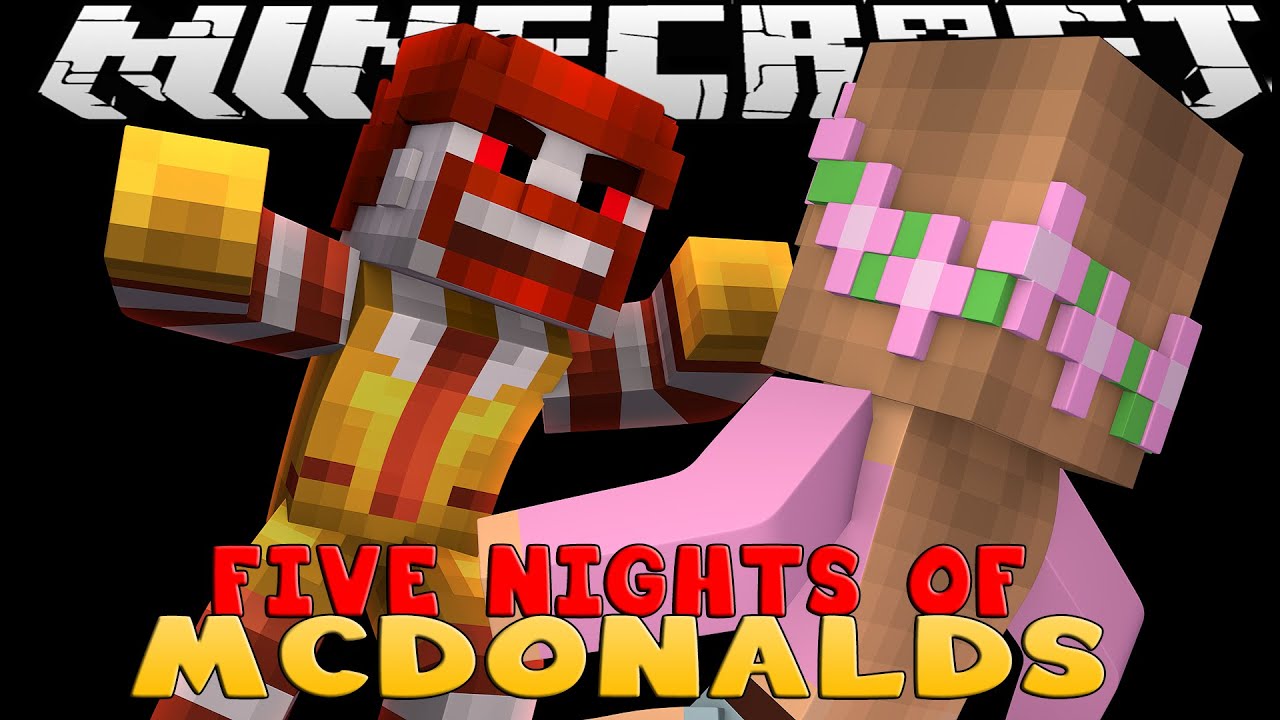 Minecraft - Little Kelly : FIVE NIGHTS AT EVIL MCDONALDS!