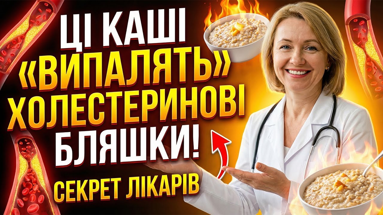 🔥СУДИНИ ОЧИСТЯТЬСЯ САМІ, якщо їсти ЦІ КАШІ! Як назавжди прибрати холестеринові бляшки?