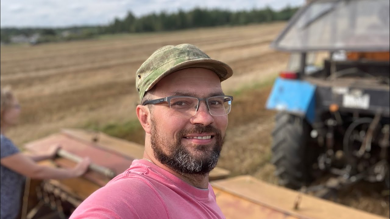 No-till технология. Посеял жыта рожь без пахоты. Без дисковки. #нулевая обработка почвы.