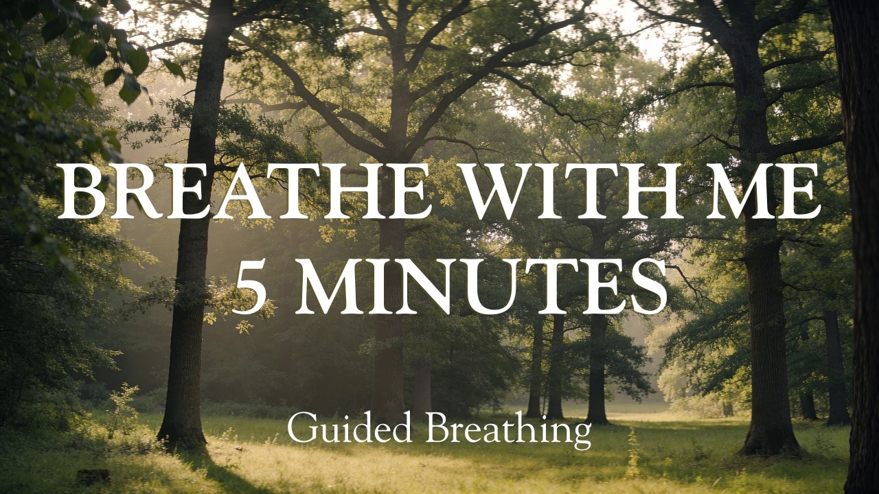 Breathe With Me for 5 Minutes | Calm Anxiety & Relax Your Mind | Guided Breathing