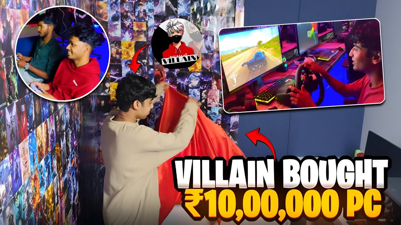 10 LAKH PC BUILD REVEAL😱🔥 TL VILLAIN NEW PC REVEAL😌📈 @Villain-999c 