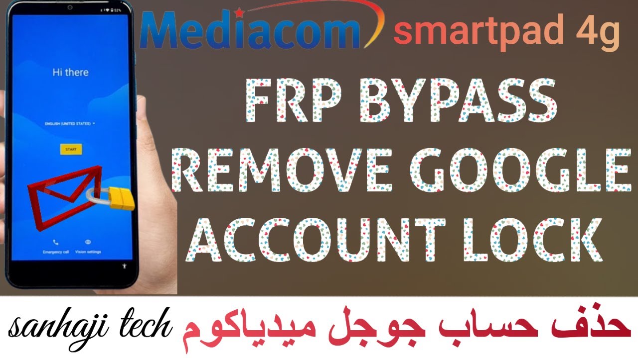 Frp bypass Remove google account lock mediacom smartpad 1ey4g 4g