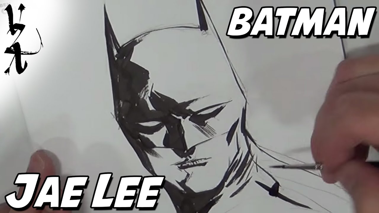 Jae Lee drawing Batman