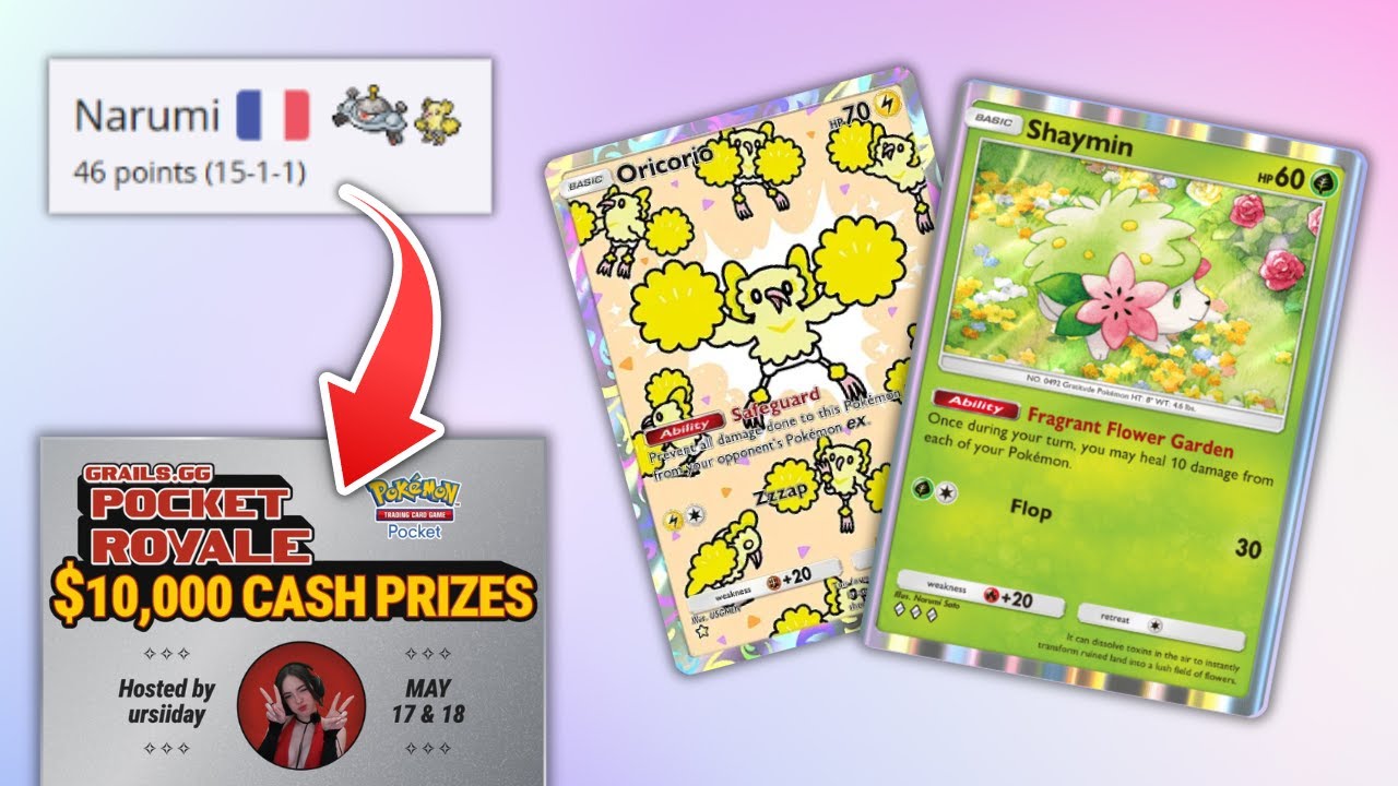 SHAYMIN & ORICORIO JUST WON A $10,000 TOURNAMENT!! | Pokémon TCG Pocket