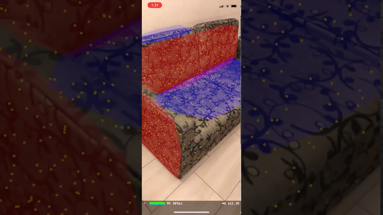 Vertical and Horizontal Plane Detection Demo with ARKit 1.5