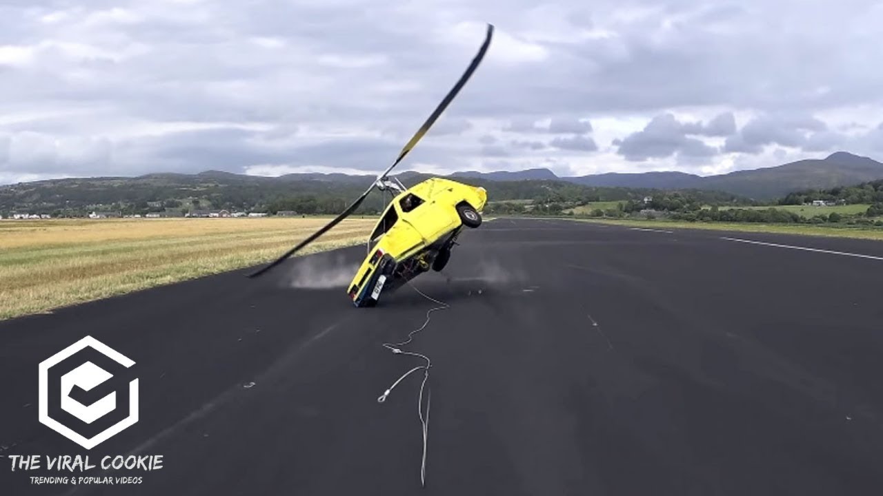 Flying Car Crashes On Runway! - Homemade Flying Car FAIL