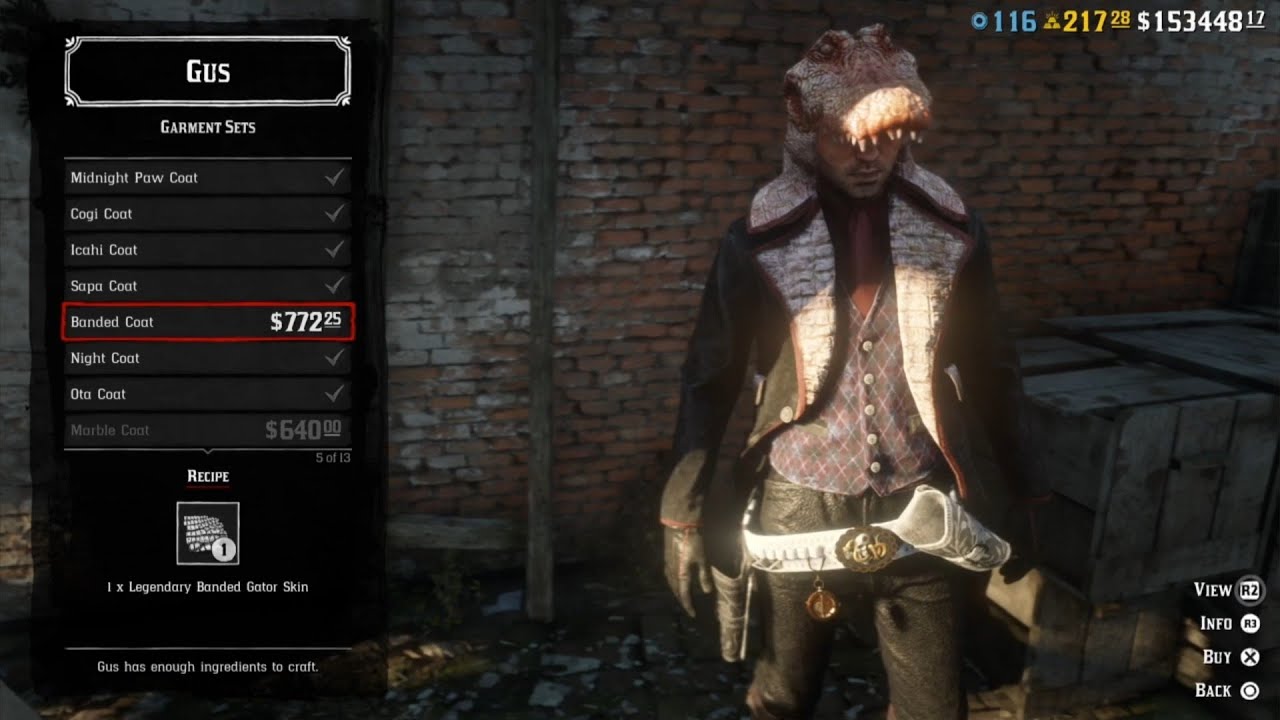 Red Dead Online Legendary Banded Gator Mission #2 & Banded Gator Outfit