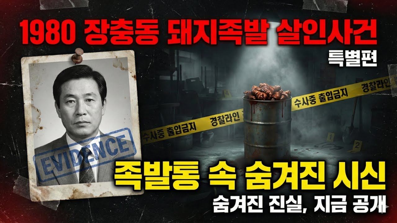 1980년 장충동 돼지족발 살인사건 | 시신을 족발 통에 숨긴 잔인한 범죄