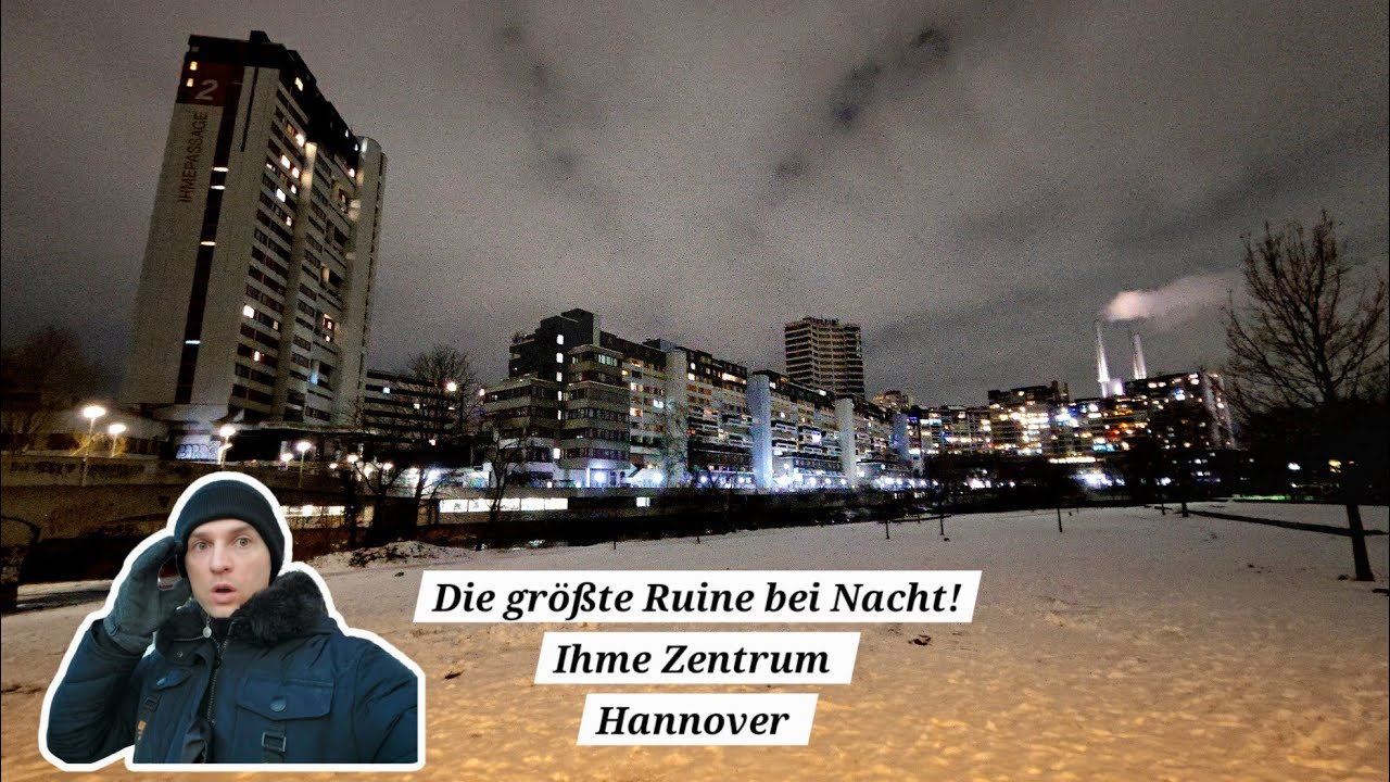 Ihme Zentrum bei Nacht! Die größte Ruine Deutschlands