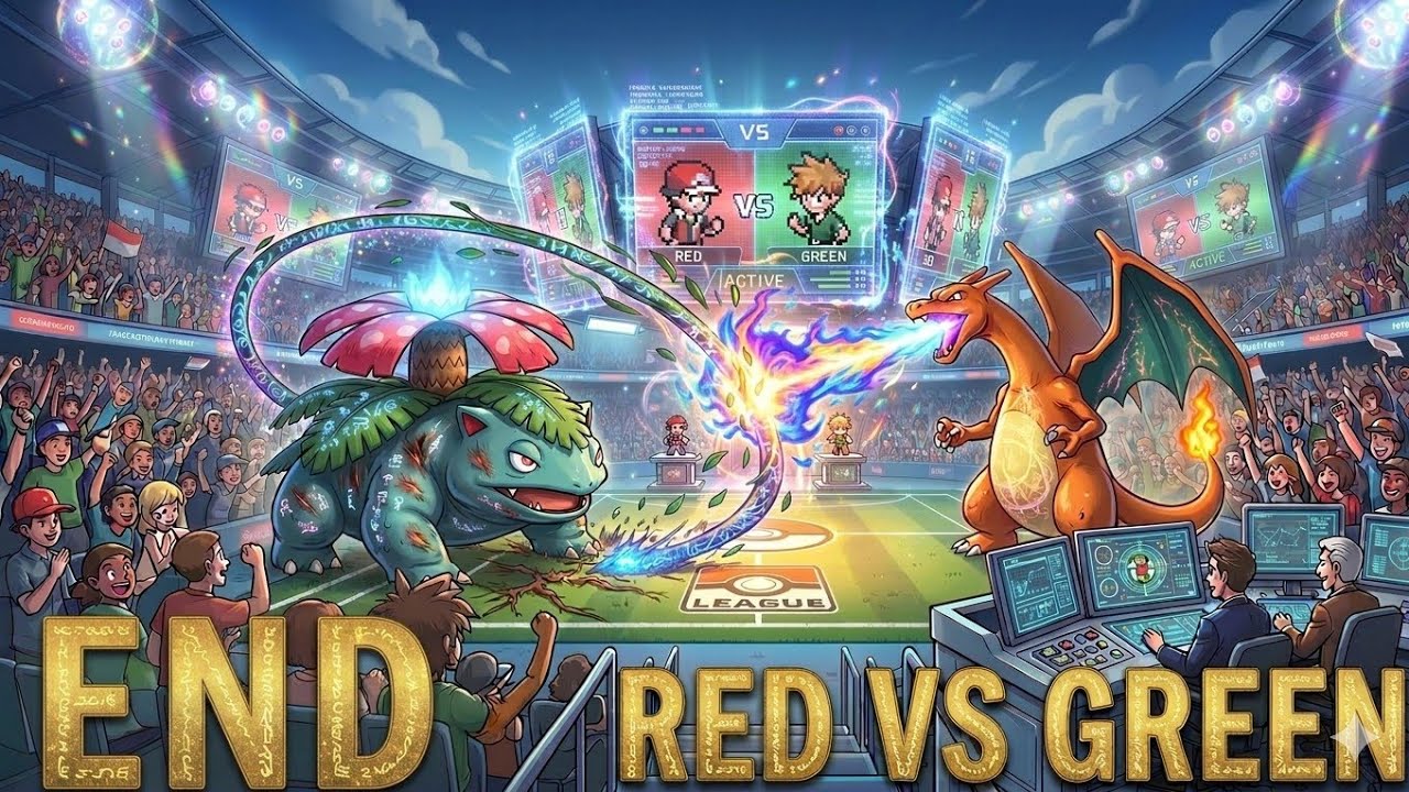 POKEMON - FIRERED - END Pokemon Master Red