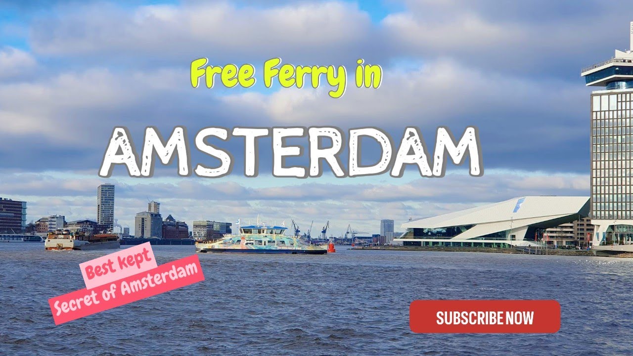 GVB Pont Amsterdam Noord - pont naar noord - IJ meer - Veerboot - Ferry