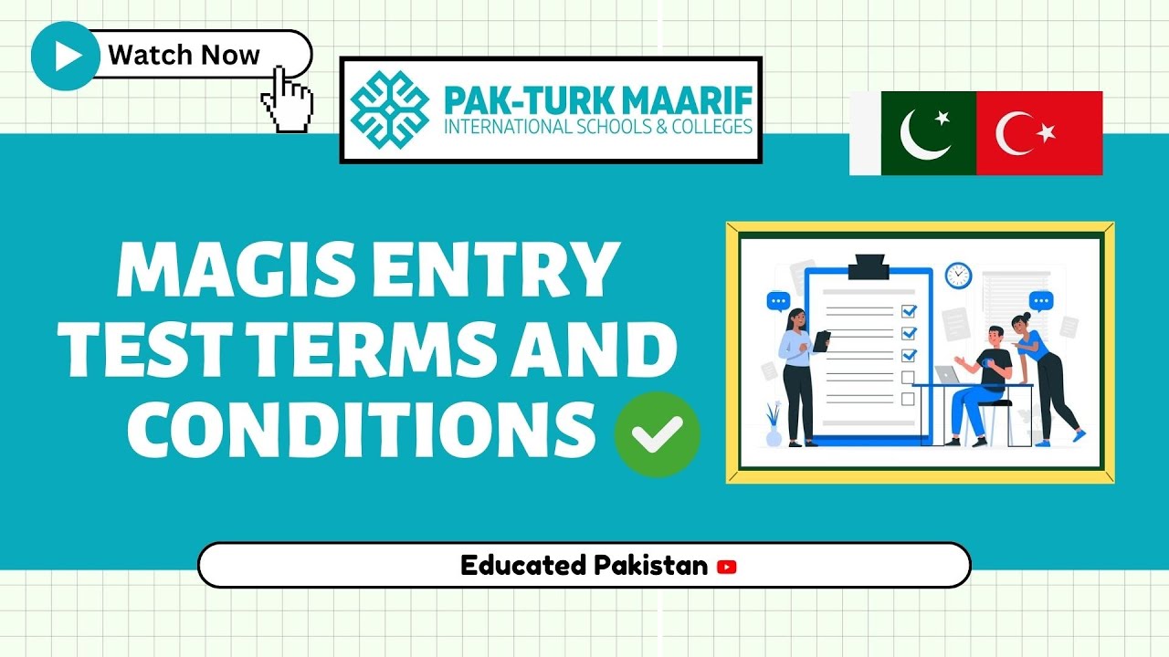MAGIS | Pak Turk Maarif | Test Conduction Method | Selection Process and Procedure | Pak Turk School