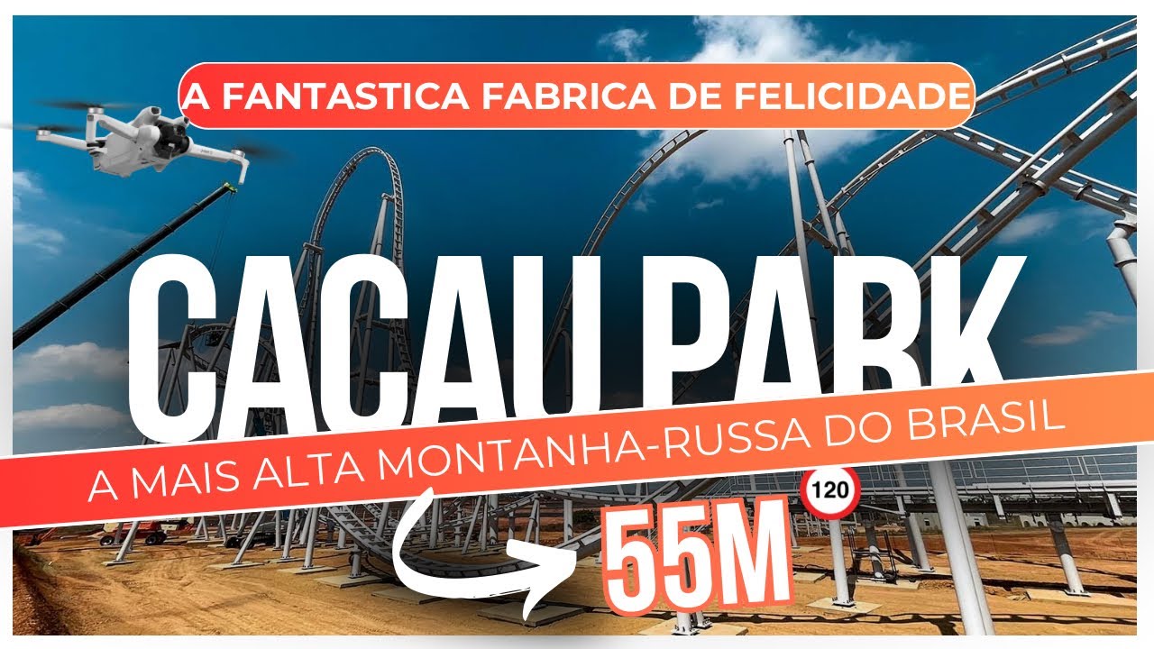 A FANTÁSTICA FÁBRICA DE FELICIDADE: Por Dentro das Obras do Novo Parque da Cacau Show!