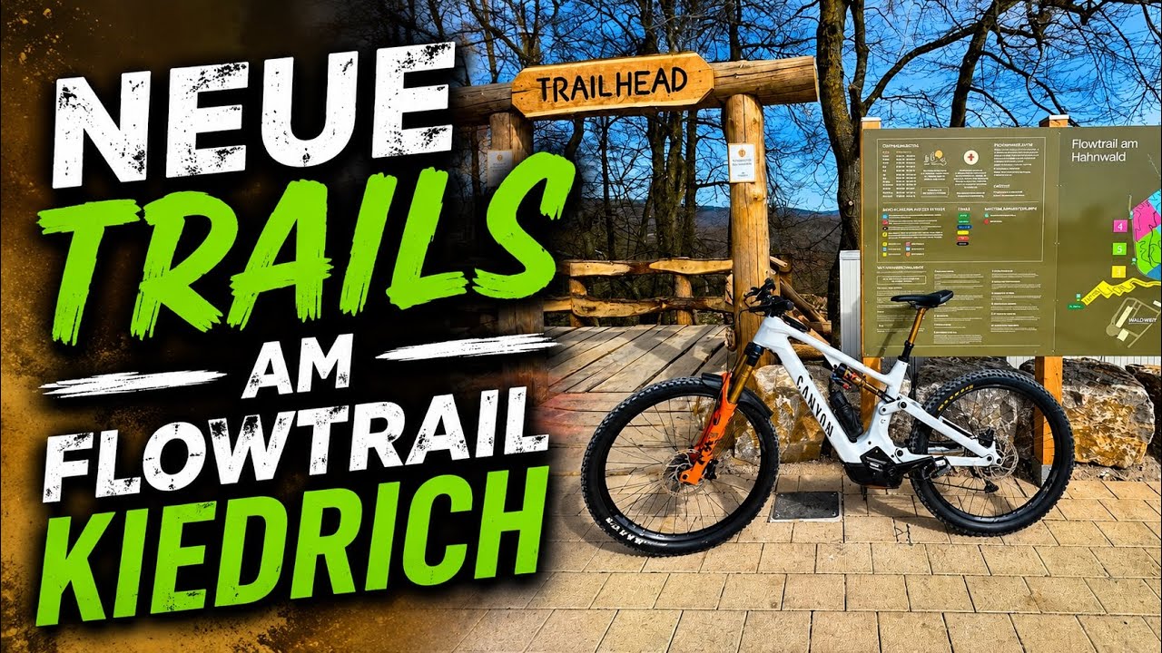 Neue Trails II Flowtrail am Hahnwald in Kiedrich Gopro RAW Black to Green II Alle Strecken