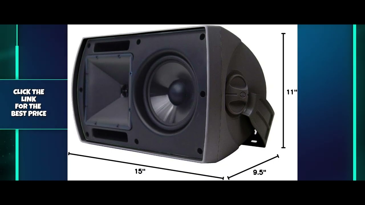 Klipsch AW-650 Indoor/Outdoor Speaker Review | Weather-Resistant Hi-Fi Audio (Black, Pair)