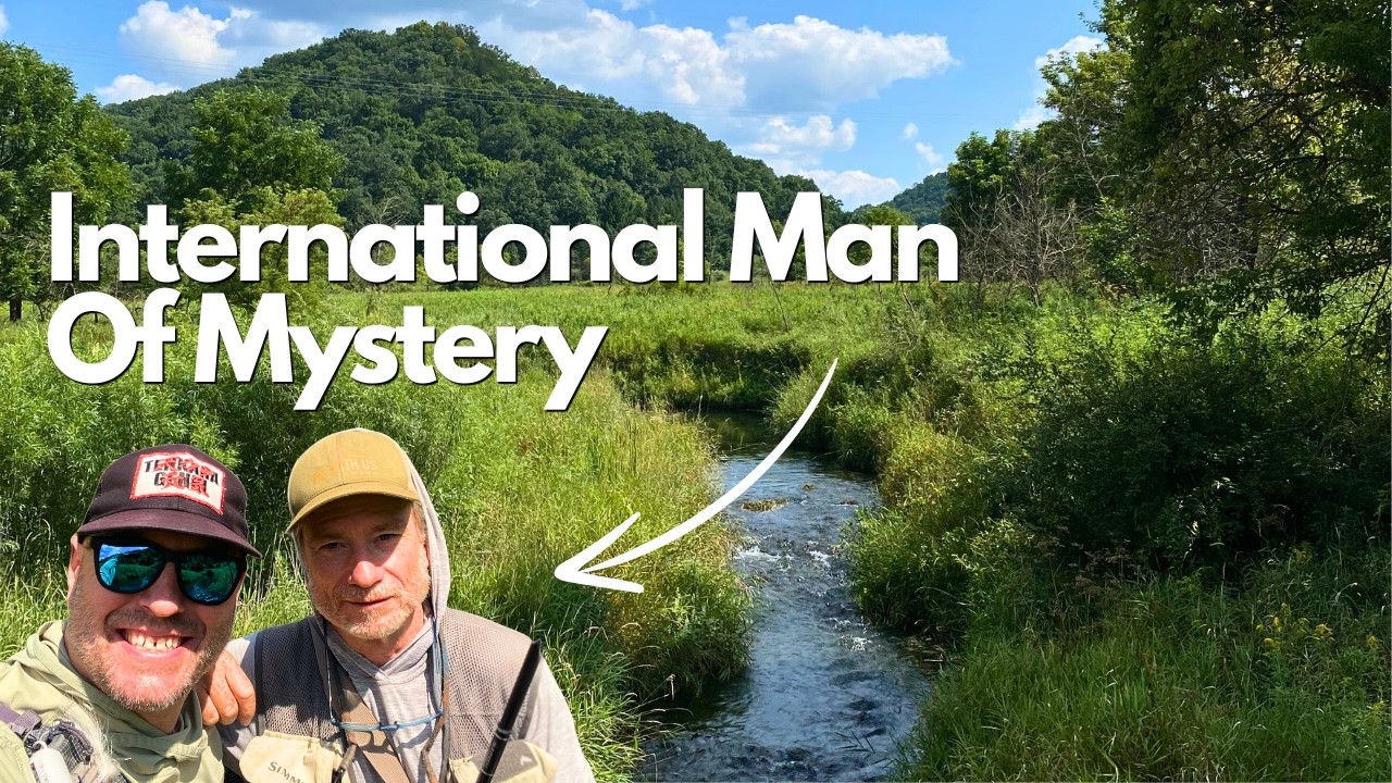 Tenkara Fly Fishing The WI Driftless With The International Man Of Mystery! #tenkara #fishing #fish