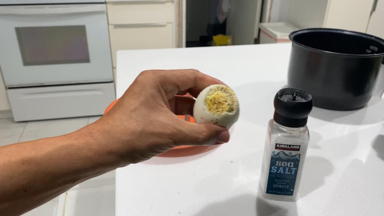 Boiled egg in a instant pot rio extra wide 7.5 qts