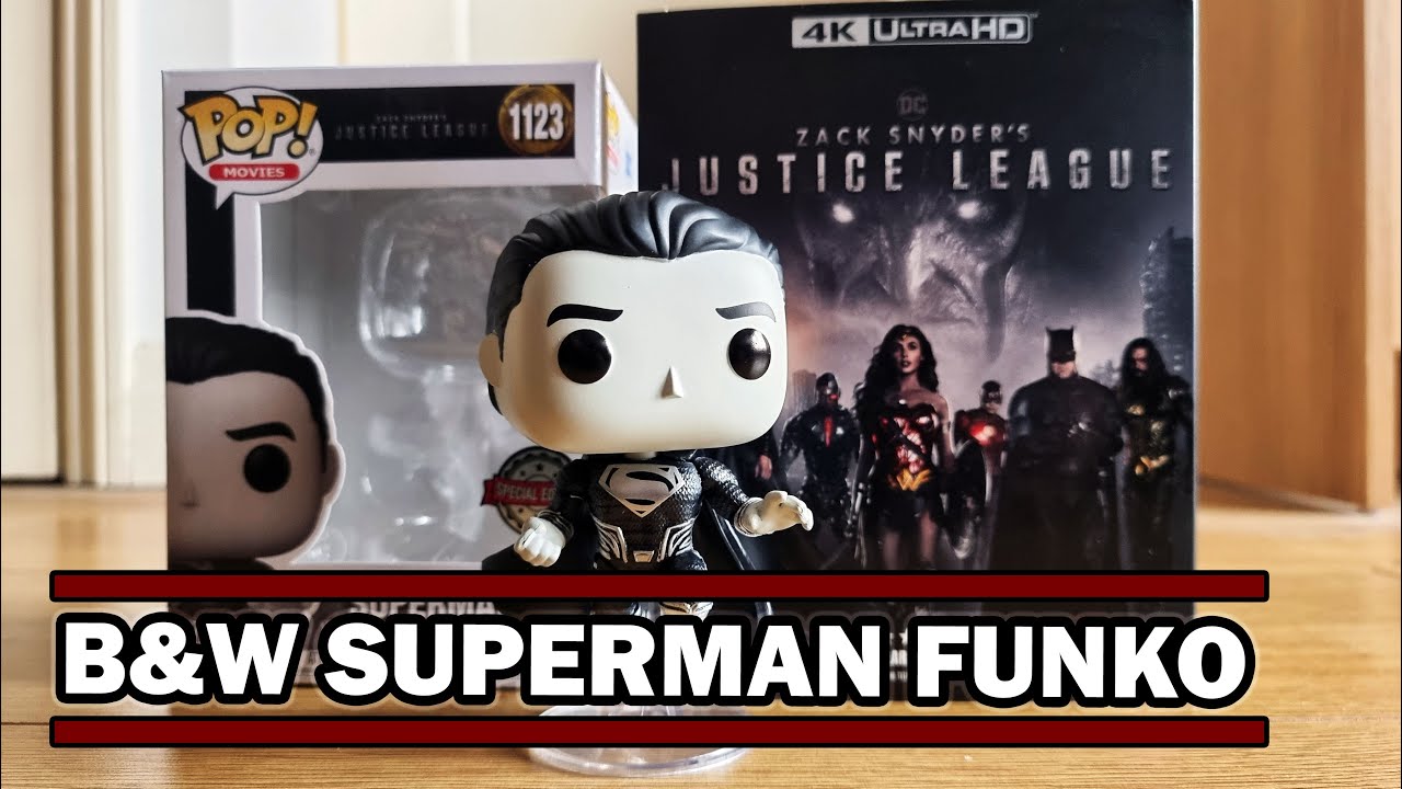 Black & White Superman Funko POP! Justice League Snyder Cut Bundle - [UNBOXING]