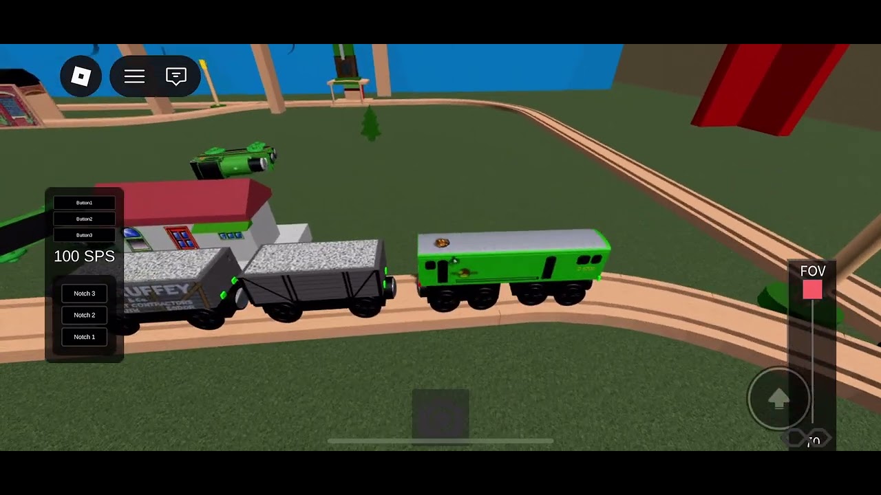 Me Playing & Riding On BoCo In Thomas’ Wooden Action & Suspense