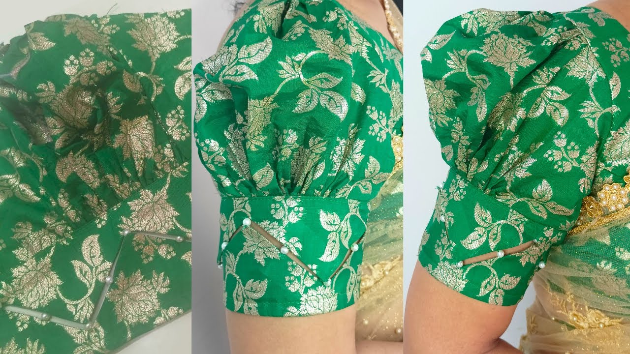 Latest Model Puff Sleeves | New Model Puff Sleeve Blouse | Model Puff Sleeves Cutting and Stitching